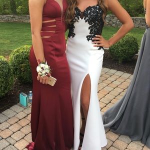 Jovani White Prom Dress